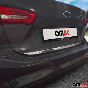 Ford Focus Tailgate Trim - Omac - S.Steel - Gloss Silver - '15-'18